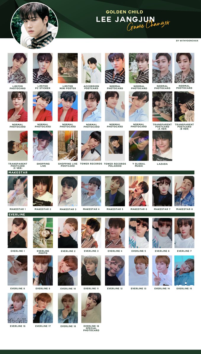Golden Child - GAME CHANGER 🎮 photocard/inclusion template