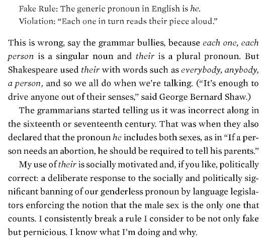 Ursula K. Le Guin on gender-neutral language