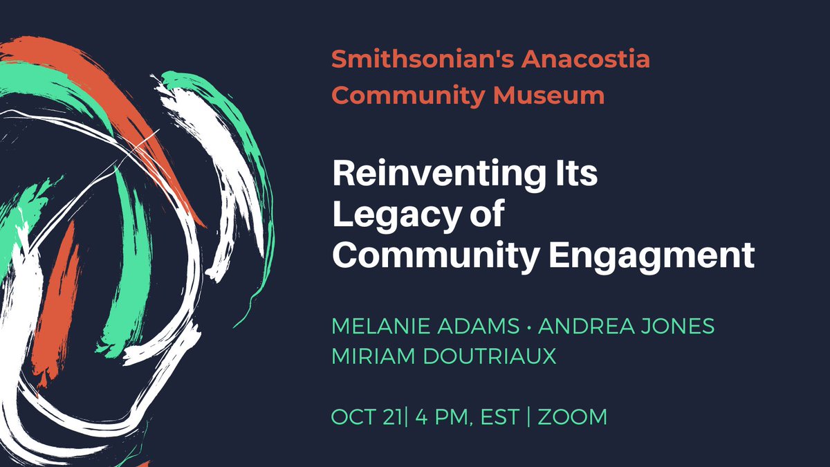 MuseumJones's tweet photo. Thanks to @museum_exhibits @smanny  and @m_kirchman for inviting us to do some reflecting about how a museum with a legendary past can change to meet needs - especially through pandemic times. 
@DirectorACM @mdoutriaux @SmithsonianACM 
#CommunityEngagement #MuseumTwitter https://t.co/qzBee4DipL