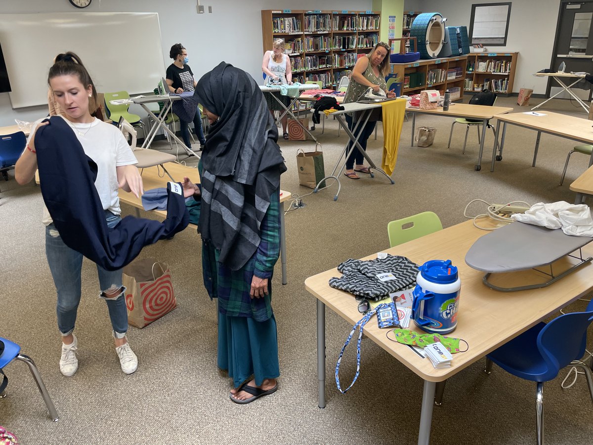 ISD191's tweet photo. Learn about the incredible, staff-led effort to supply District 191 schools with culturally-appropriate clothing! “We believe that our schools should represent the students we serve &amp; this project is one way to show that.” #FutureReady #CommunityStrong  https://t.co/l5d4e3PEXA https://t.co/wsjbBsjTEM
