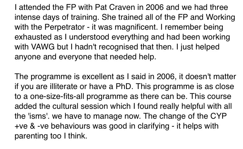 Fantastic feedback from last weeks new <a href="/FreedomProgramm/">Freedomprogramme</a> facilitators. Looking forward to hearing all about the roll out of new programmes in the USA 👏👏