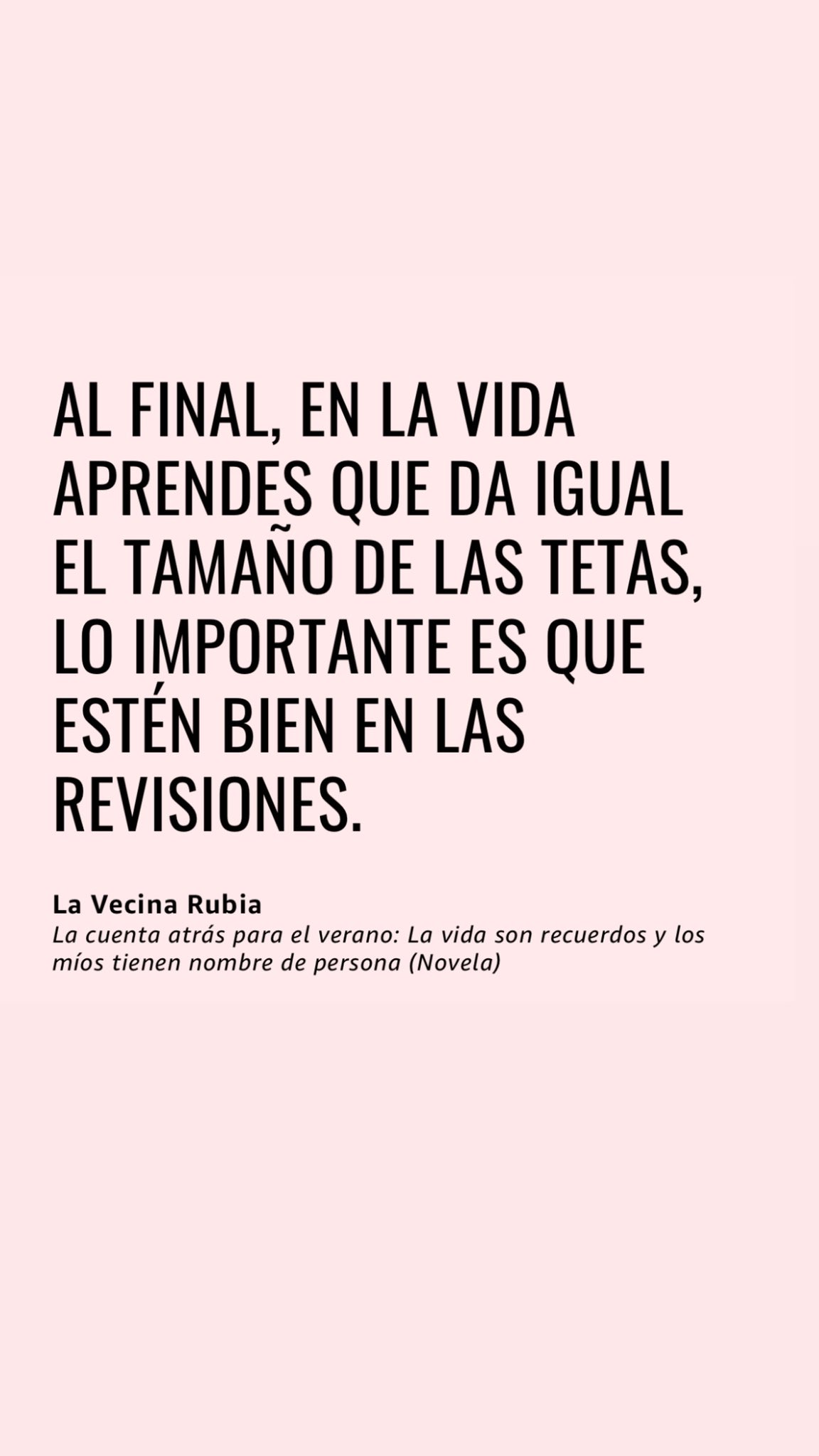 Llega el esperado y viral final de la saga de La Vecina Rubia