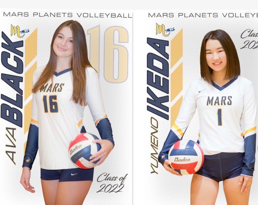 Mars Girls Volleyball tweet media