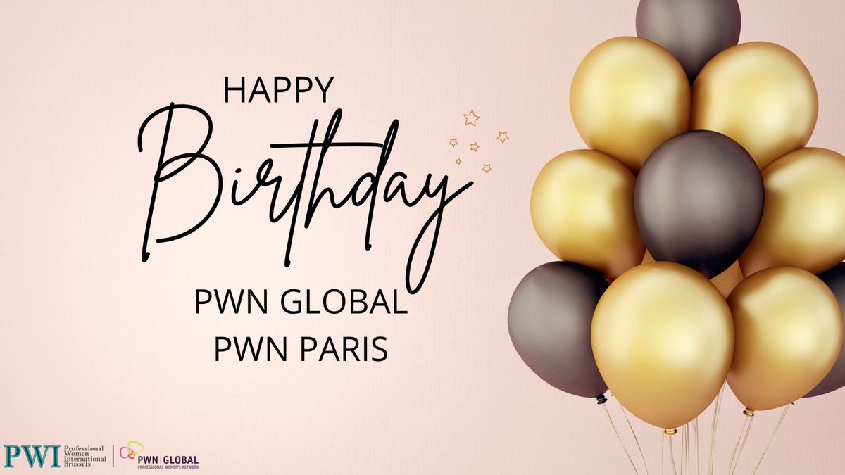 PWIBrussels's tweet photo. #PWIBrussels would like to wish a very happy birthday to our global network @PWNGlobal and our sister @PWNParis, on their 25th anniversary! 

25 years of #empoweringwomen and working for #genderequality! 

#AdMaiora https://t.co/C1gn71WHTO