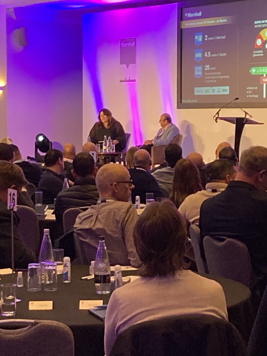 ShelleyLogan's tweet photo. #onemarshall the turn of our fabulous HRD Jo Moxon interviewing our CEO….wonder if he’ll get the job 😂 https://t.co/qmJTW8h2CQ