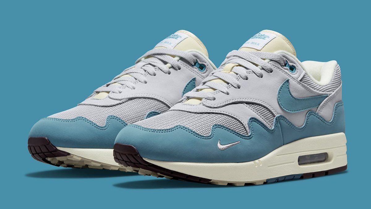 JustFreshKicks's tweet photo. Official Look at the upcoming Patta x Nike Air Max 1 "Noise Aqua" 👀 https://t.co/PeAUD5ROkO