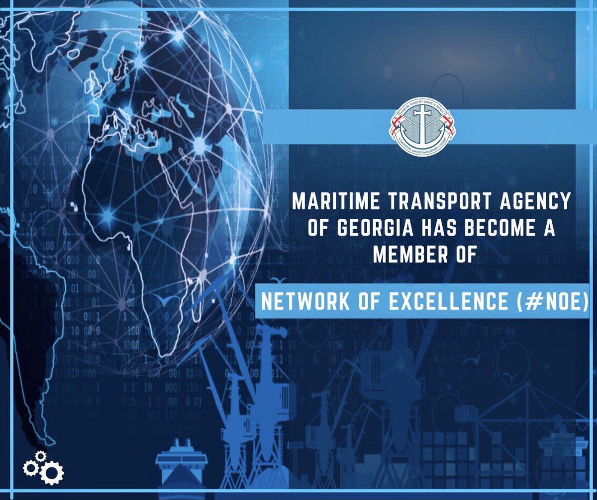 🔹🇬🇪 @MTA_Georgia joins #NoE network to team up and take actions to support the #MaritimeCommunity in achieving #SDGs. @DocksTheFuture @Economygovge @Tamaraioss @IvaneAbashidze