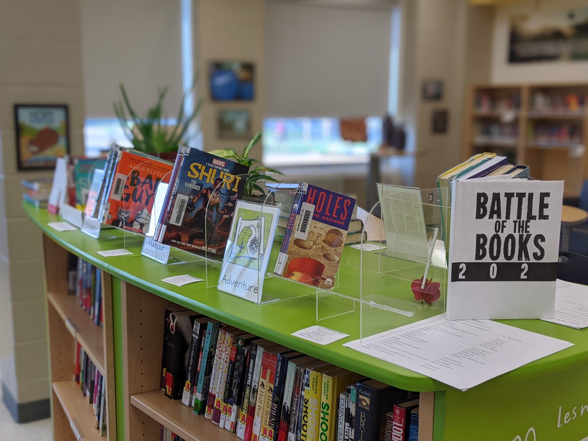 JSPSLibrary's tweet image. Battle of the Books is on! Just waiting for the last couple of books to be delivered, then we will be set! Our senior team has had their first meeting and are all over these titles!