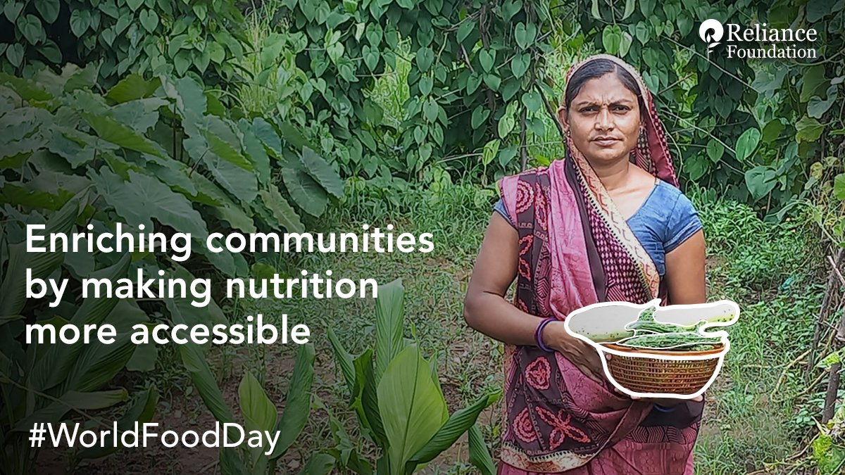 ril_foundation's tweet photo. #RelianceFoundation is humbled to help#FoodHero Lalitabai set up her Reliance Nutrition Garden which supports her family with nutrition self-sufficiency, additional income and also a sustainable source of livelihood. 
#RelianceFoundationTransformingLives https://t.co/EsHLFd0dYq