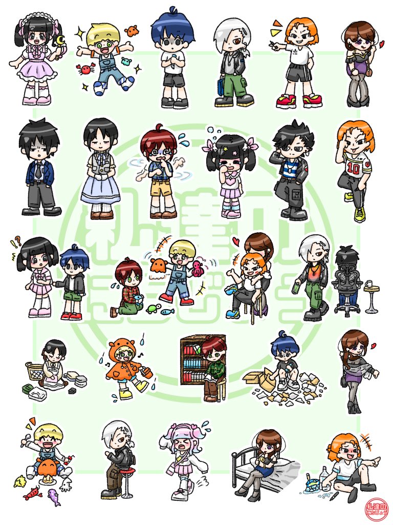 私達のにちじょう 解離性同一性障害イラスト こつこつ描いてた素顔シリーズできました 前回描いてなかった子も追加しました よかったら見ていってください 解離性同一性障害 Did 多重人格 T Co Tzulmyb5uf Twitter