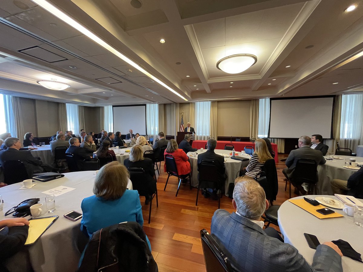 AllianceWC's tweet photo. TY @RepBradWenstrup for kicking off the morning highlighting service to our community as the starting point, addressing the economy, infrastructure & taking our questions #WCFlyIn #OneVoiceWarrenCounty https://t.co/KTdi4AVjTl