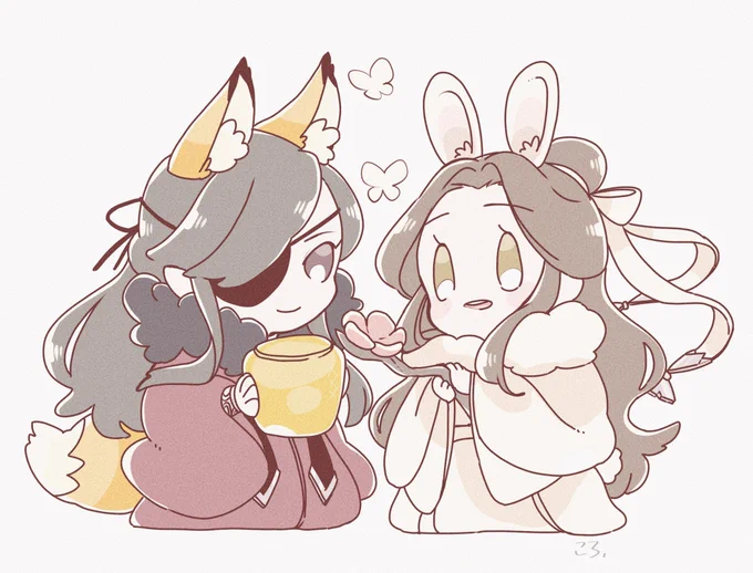 🦊🐰もふぅ…ふわぁ… 