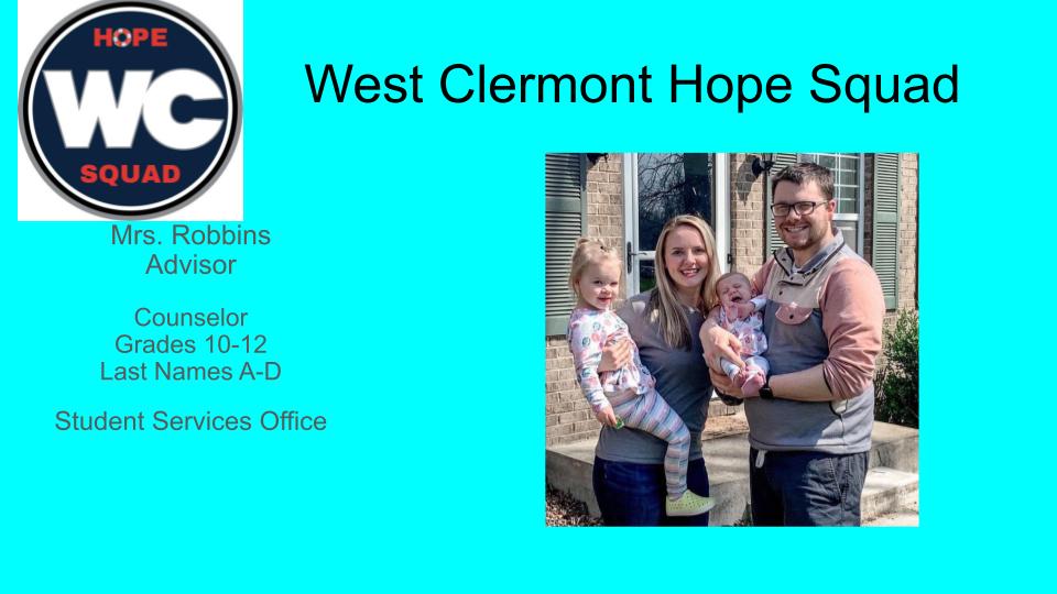 WCHSHopesquad's tweet photo. Here are your Hope Squad Members and Advisor of the week! https://t.co/D0gU2sbgsy