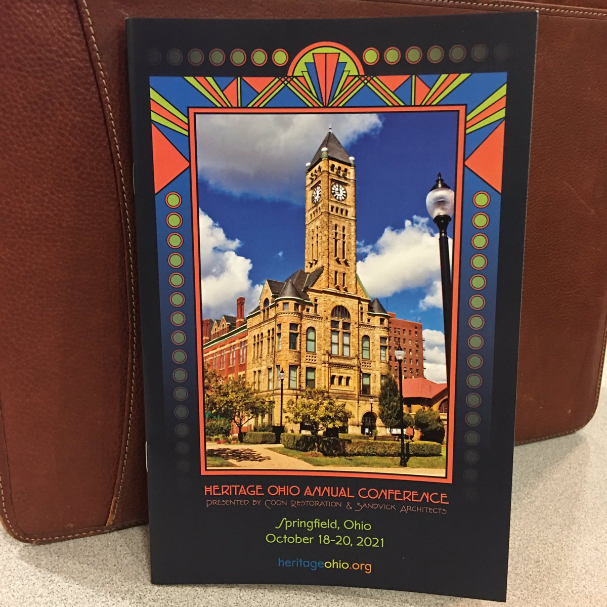 ajverhoff's tweet photo. My first in-person conference as a member of the @ohiohistory #OhioSHPO staff - #HeritageOhio in #Springfield. Glad to be here, but I have a challenge: too many great session topics in the same time slots! #conferenceproblems https://t.co/TOZ5YLL3I9