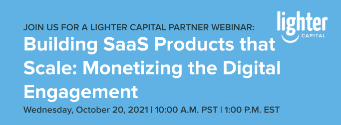 LighterCapital's tweet photo. Reminder to register for tomorrow's webinar with @bruzenak &amp; @ChipPedersen of @modernlogicapps and @CaitlinGoetze of @LighterCapital for their discussion on monetizing digital engagement!

Read More → https://t.co/QJ6PTGqg8y

#finance #fintech #startup #ceos #revenue #webinar https://t.co/6GkxdliP61