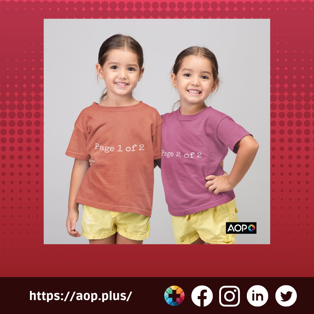 aopplus's tweet image. #TShirtTalk #Tuesday! Create fun couple designs or group designs for #sisters, #family, #twins, #BFFs and more! Let your shirts do the talking! Don’t be afraid to go all out!
Make it possible with #aopplus
#shopify : buff.ly/3azCQw2
#Etsy : buff.ly/37wBekM