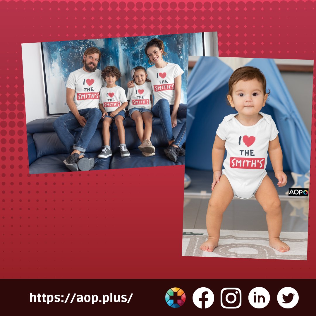 aopplus's tweet image. #TShirtTalk #Tuesday! Create fun couple designs or group designs for #sisters, #family, #twins, #BFFs and more! Let your shirts do the talking! Don’t be afraid to go all out!
Make it possible with #aopplus
#shopify : buff.ly/3azCQw2
#Etsy : buff.ly/37wBekM