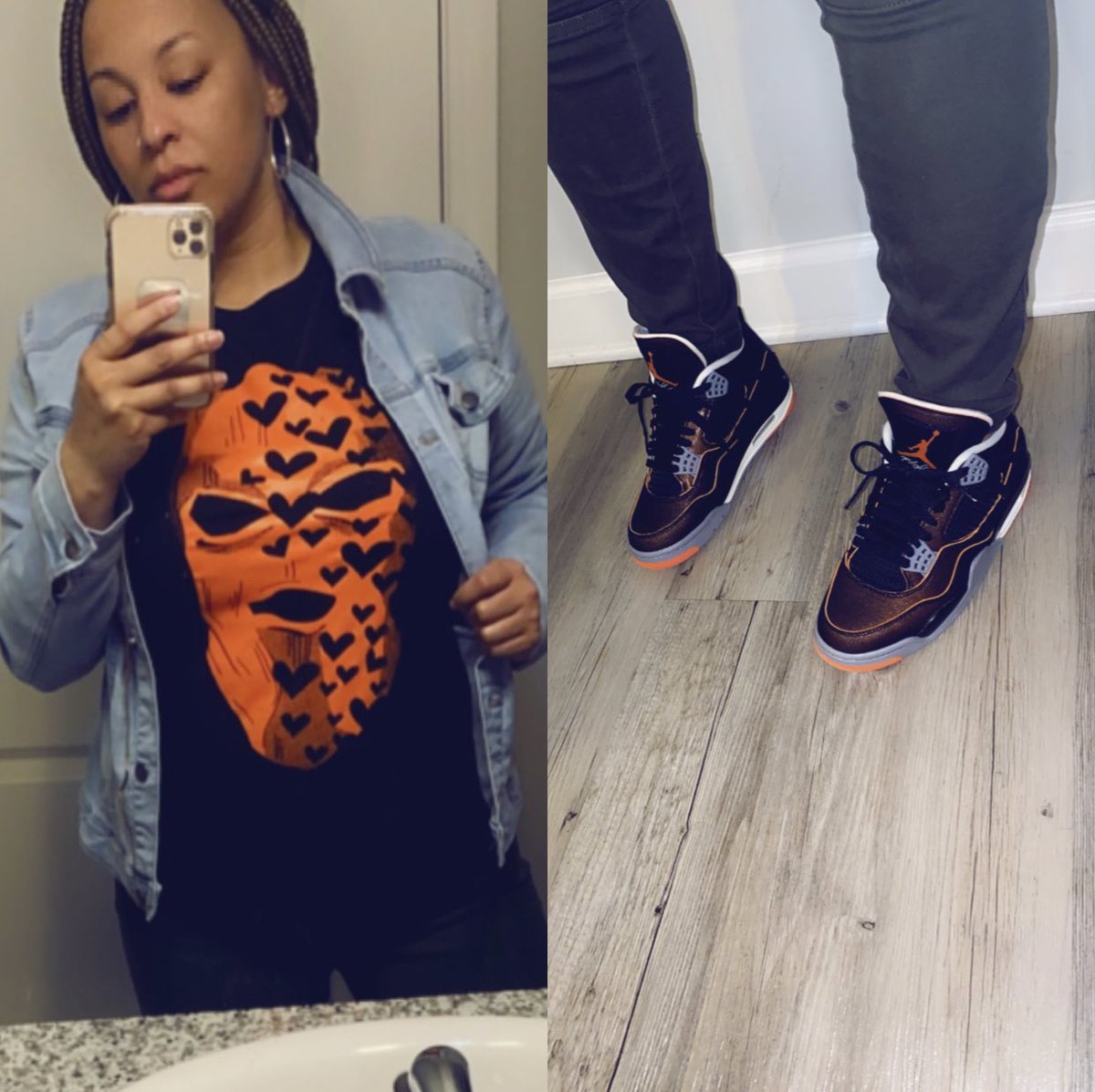 #FitCheck #KOTD #Retro4s #ChicksAndKicks #ChicksnKicks #TennesseeKicks #TnKicks #WDYWT #WhatDidYouWearToday #Retros #Retro #Retro4 #BrownGirlKicks #Jordan #Jumpman #Jumpman23 #Nike  #NashvilleKicks #615Kicks #23isBack #Explore #ExplorePage #NikeTalk #iJustLikeShoes #WearYourShoes