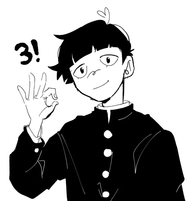 i had to doodle him #mobpsycho 