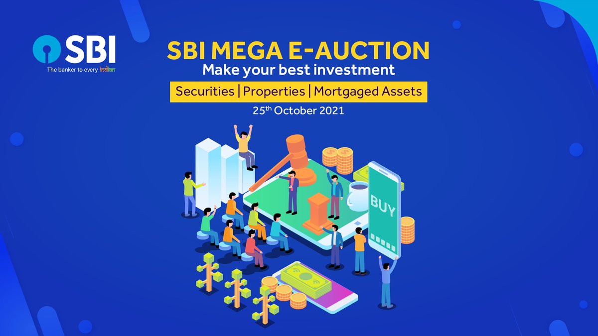 TheOfficialSBI's tweet photo. Your next big investment opportunity is here! Join us during the e-auction and place your best bid.
Know more: https://t.co/vqhLcagoFF
#Auction #EAuction #Properties #SBIMegaEAuction https://t.co/8EsLUlDkI5