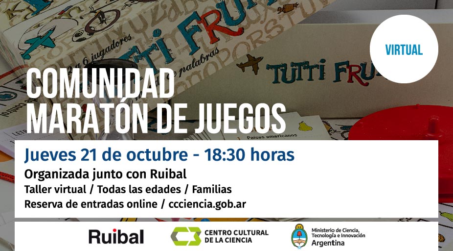 Junto a <a href="/RuibalJuegos/">Ruibal juegos</a> volvemos a desafiarte a jugar online de forma simultánea desde cualquier rincón del país. Los únicos requisitos para sumarse son contar con una computadora, tablet o celular, conexión a internet y muchas ganas de pasarla bien.
📝 shorturl.at/gvyAW