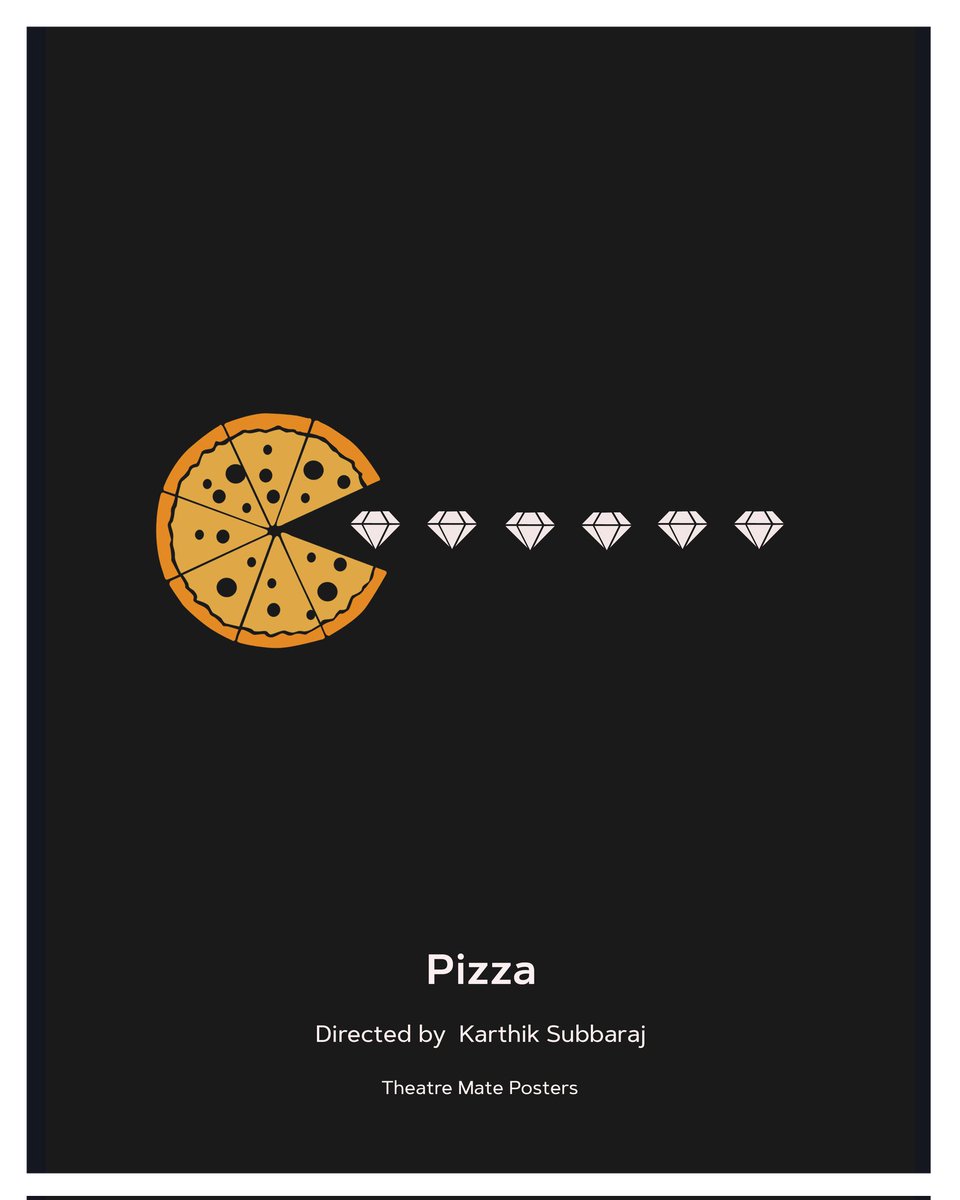 MatePosters's tweet photo. Pizza (2012)
A film by @karthiksubbaraj
@VijaySethuOffl
@nambessan_ramya
@Music_Santhosh
@actorsimha
#9yearsofpizza
#pizza #tamilmovie
#TheatreMatePosters
#mateposters #minimalism
#minimalist #minimalposter https://t.co/4Tap6RDtDf