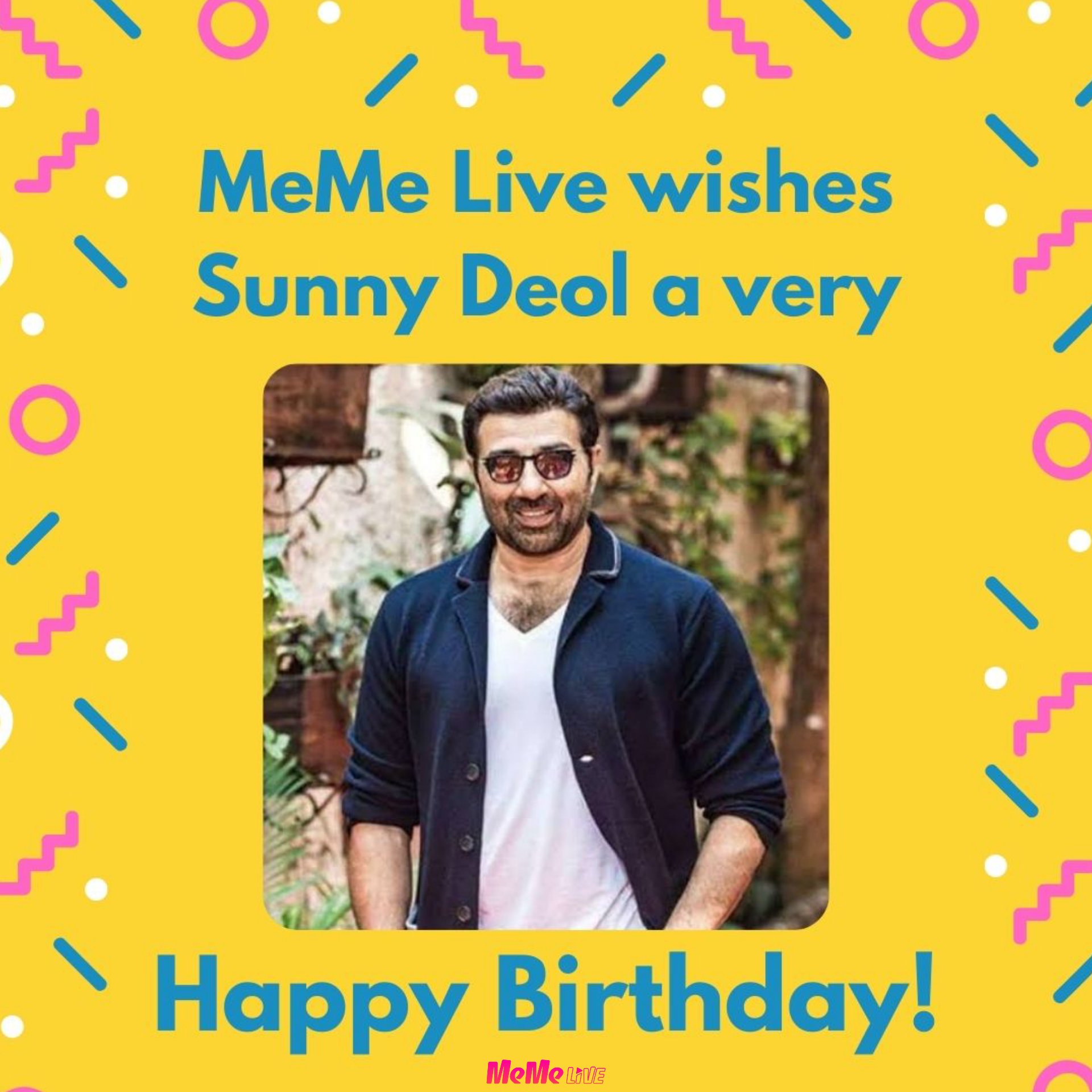Wishing Sunny Deol a very Happy Birthday       