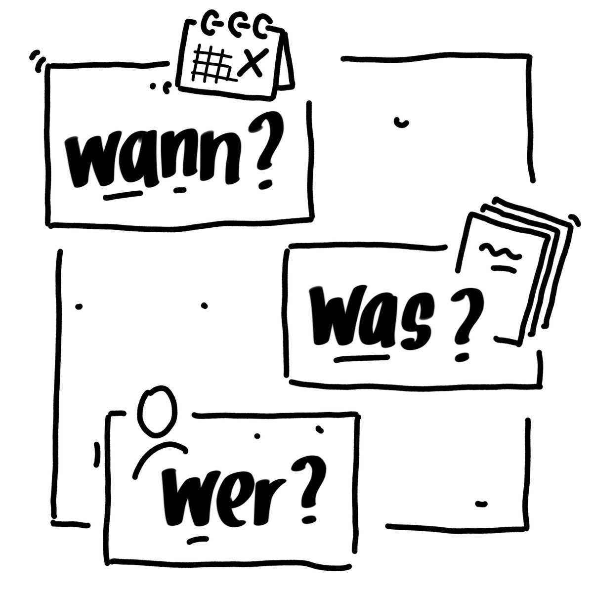 flipchartcoach's tweet photo. Wie genau platziere ich Schrift und Bild zueinander? Go: Auf Abstand und versetzt! No Go: Die Linien berühren sich oder gehen ineinander über…
 #flipchart #flipchartcoach #zeichnenlernen #visualisierung #präsentation https://t.co/seIVNDJ4ll