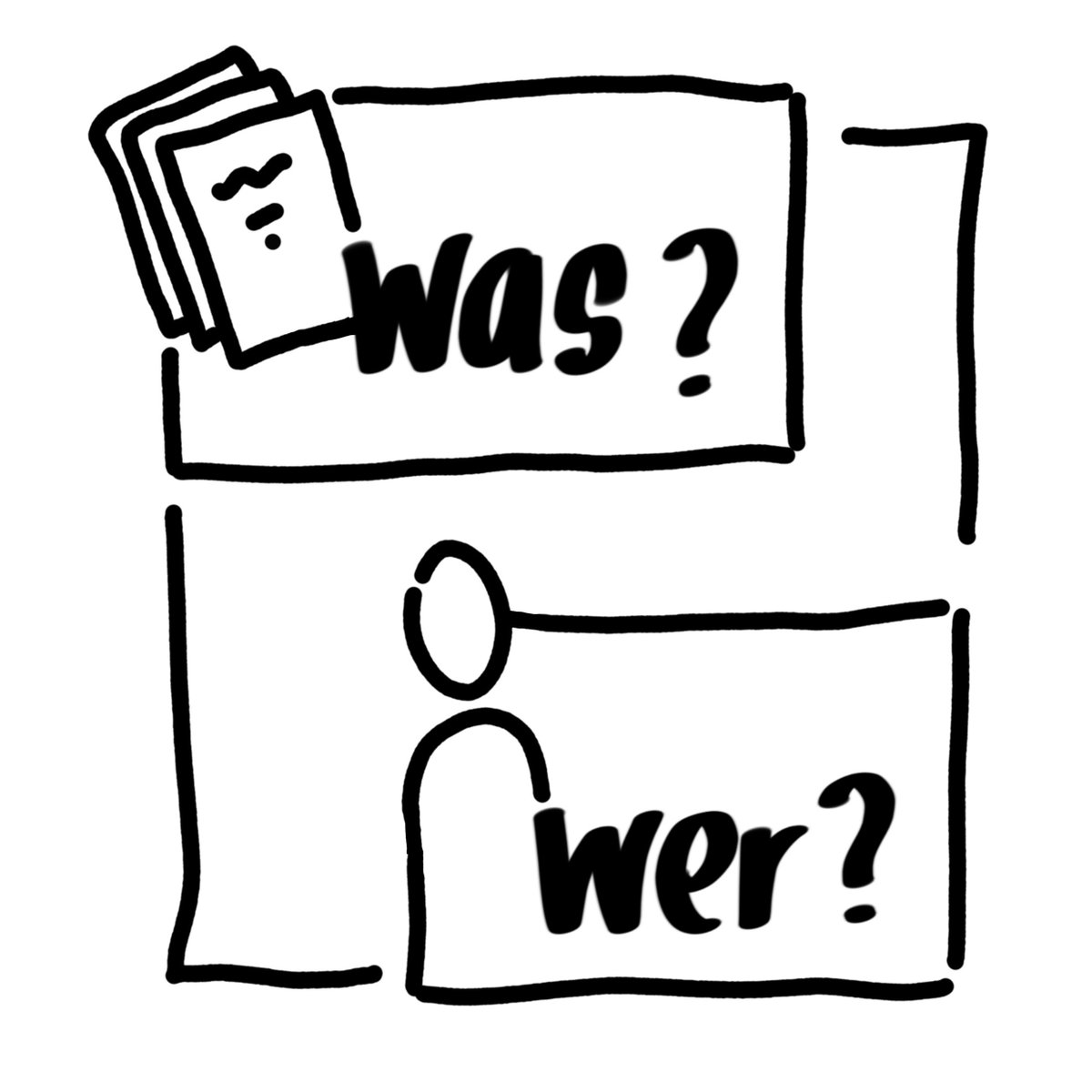 flipchartcoach's tweet photo. Wie genau platziere ich Schrift und Bild zueinander? Go: Auf Abstand und versetzt! No Go: Die Linien berühren sich oder gehen ineinander über…
 #flipchart #flipchartcoach #zeichnenlernen #visualisierung #präsentation https://t.co/seIVNDJ4ll