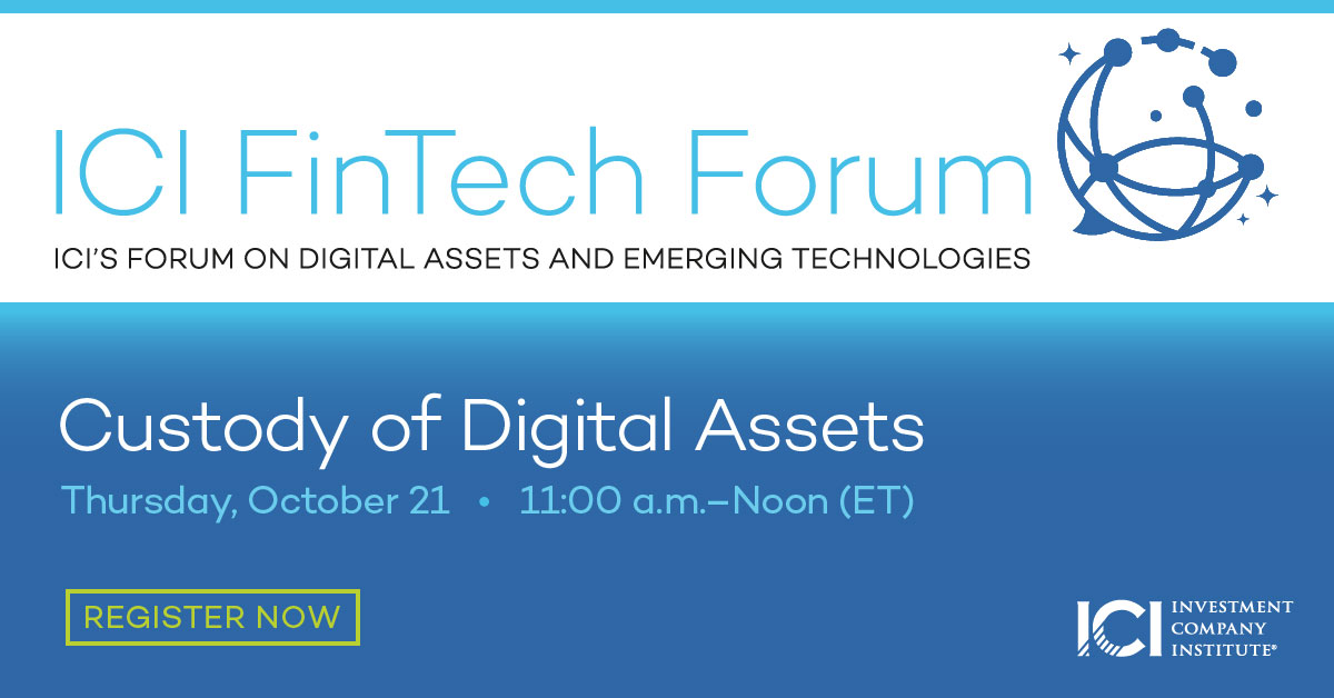 ICI's tweet photo. Join ICI’s #Fintech Forum Thursday at 11am ET to learn more about #crypto assets and other emerging tech. If you can’t get enough of #DCFintechWeek2021, you’ll be sure to like this! https://t.co/W6OLsCm5UK https://t.co/FxoIHikVsu