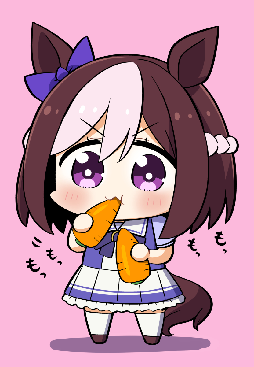 サイレンススズカ(ウマ娘) 「#絵柄が好みって人がいればいいなぁ
ちびキャラっていいよね!!!!!!!! 」|まりまりも🟢のイラスト