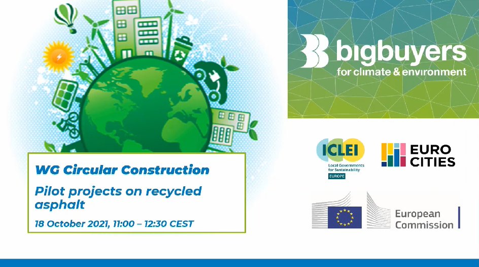 URGE_URBACT's tweet image. Happy to share experience on @GemeenteUtrecht&apos;s initiatives on circular streets and roads ♻️🛣️ and our upcoming plans of our @URBACT action plan at the #BigBuyersforClimateandEnvironment WG Circular Construction. 

Thanks for inviting us @EUROCITIES and @ICLEI_Europe!