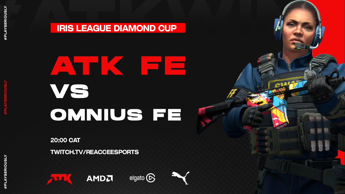 AtkArena's tweet photo. Round 2, FIGHT!๐ฅ
Our #CSGOFE squad will be taking on @omnius_gaming Fe tonight in the second round of the #IrisLeague Diamond Cup!๐
๐บhttps://t.co/lCpJUta3pP
โฐ20:00 CAT
Best of luck to both teams!๐ช
#Playseriously https://t.co/aobifNeQBm