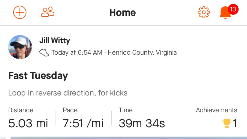 jwitty's tweet photo. I have dubbed my Tuesday runs "Fast Tuesday" as a reminder that I shouldn't always run at the same pace. Some days, you have to speed up.
I'm taking this lesson to heart with my writing as well. Fast Tuesday, here I come. #writerswhorun #amediting #momswritersclub #fasttuesday https://t.co/7rDXxhrACe