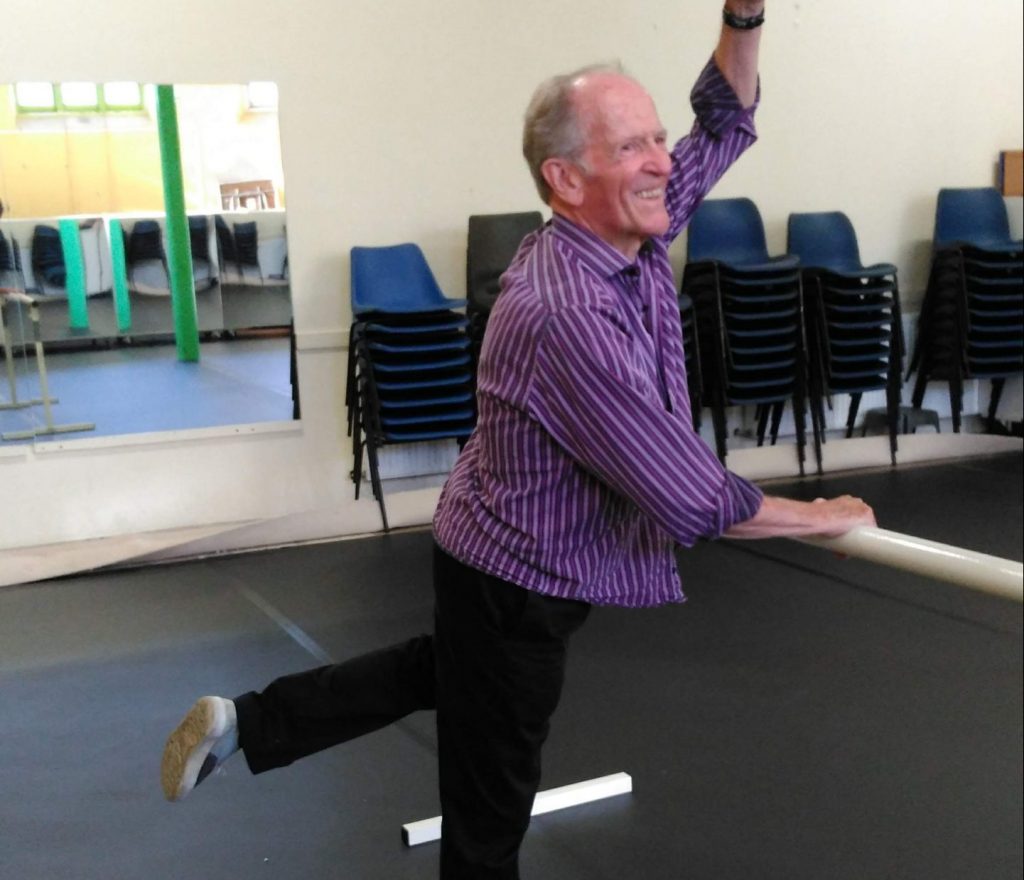 Happy #WorldBalletDay! <a href="/LouisaMcAlpine1/">McAlpine Dance</a> has been based here for over 25 years teaching local children and adults. There are classes for everyone aged 3 to 83 and beyond. Here's Donald McAlpine demonstrating you are never too old to dance!  <a href="/CamberwellArts/">Camberwell Arts</a> <a href="/SE5Forum/">SE5 Forum Camberwell</a> <a href="/brixtonbuzz/">Brixton Buzz</a>
