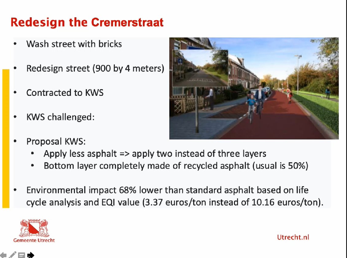 URGE_URBACT's tweet image. Happy to share experience on @GemeenteUtrecht&apos;s initiatives on circular streets and roads ♻️🛣️ and our upcoming plans of our @URBACT action plan at the #BigBuyersforClimateandEnvironment WG Circular Construction. 

Thanks for inviting us @EUROCITIES and @ICLEI_Europe!