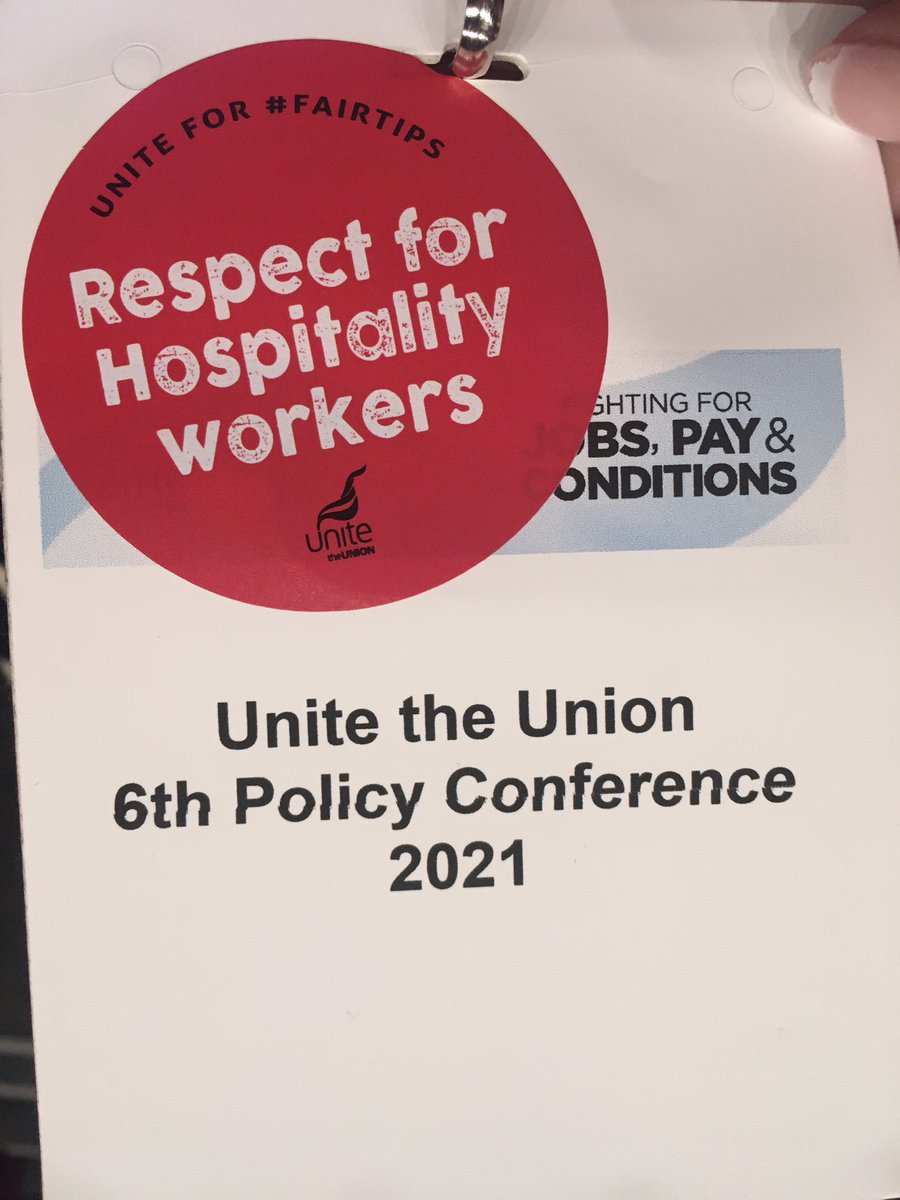 smarshall2002's tweet photo. Delighted to be at #UPC2021 for #motion21 to be carried #FairTips @FairHospitality @Unite_NorthWest #Unite #JobsPayConditions https://t.co/q2QaZJA5Gm