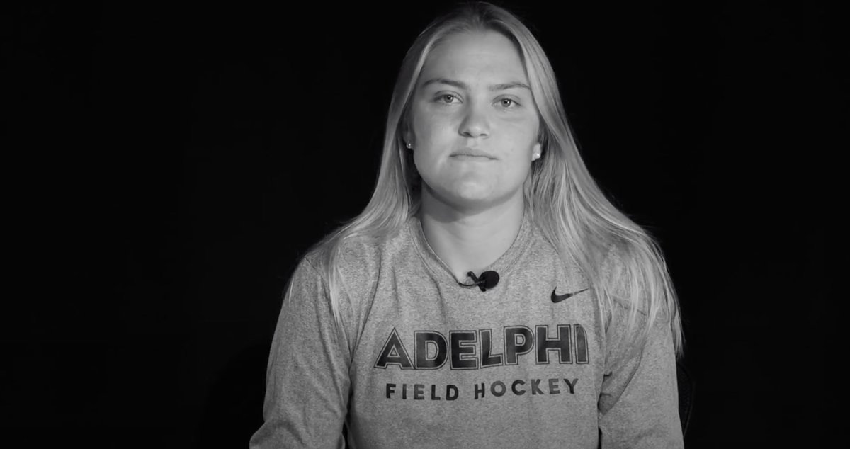 AUPanthers's tweet photo. .@AdelphiFH student-athlete Kaylee Deleva spent countless nights awaiting the day that she would finally be "𝙘𝙤𝙢𝙛𝙤𝙧𝙩𝙖𝙗𝙡𝙚".

Today, she is more confident than ever. 

𝗧𝗵𝗶𝘀 𝗶𝘀 𝗵𝗲𝗿 𝗯𝗿𝗮𝘃𝗲 𝗰𝗼𝗻𝘃𝗲𝗿𝘀𝗮𝘁𝗶𝗼𝗻.

🎥: https://t.co/ctWRGcpD3N

#NCAAInclusion https://t.co/AesFlxmcPa