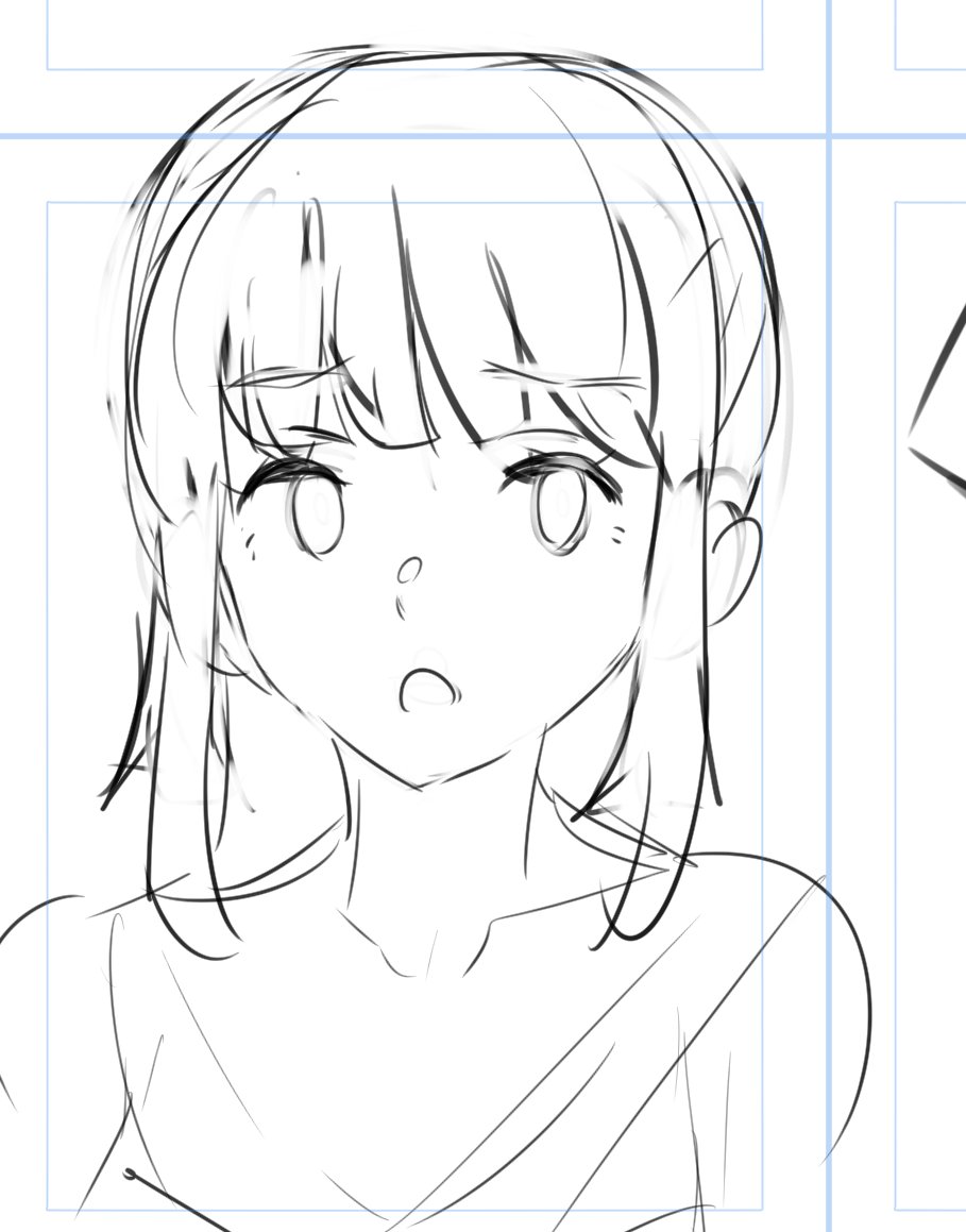 FANBOX限定絵用に、新しくキャラデザへ。バニーさんは当初の予定通り前回で一区切りです。 