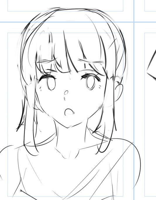 FANBOX限定絵用に、新しくキャラデザへ。バニーさんは当初の予定通り前回で一区切りです。 