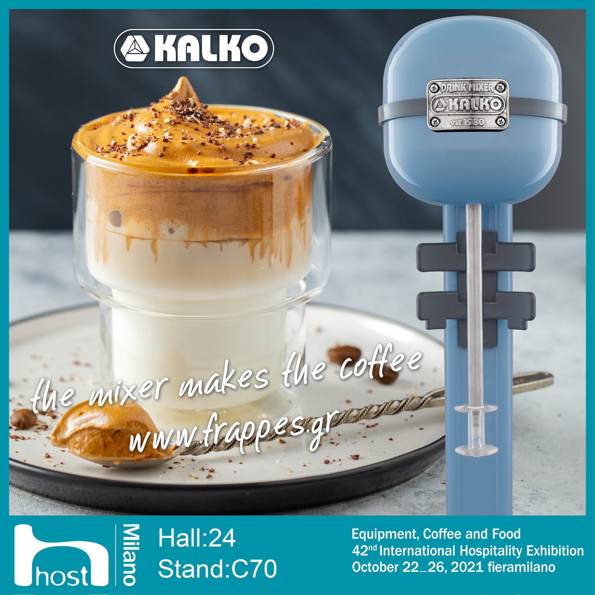 Making Frappe with the Kalko drink mixer