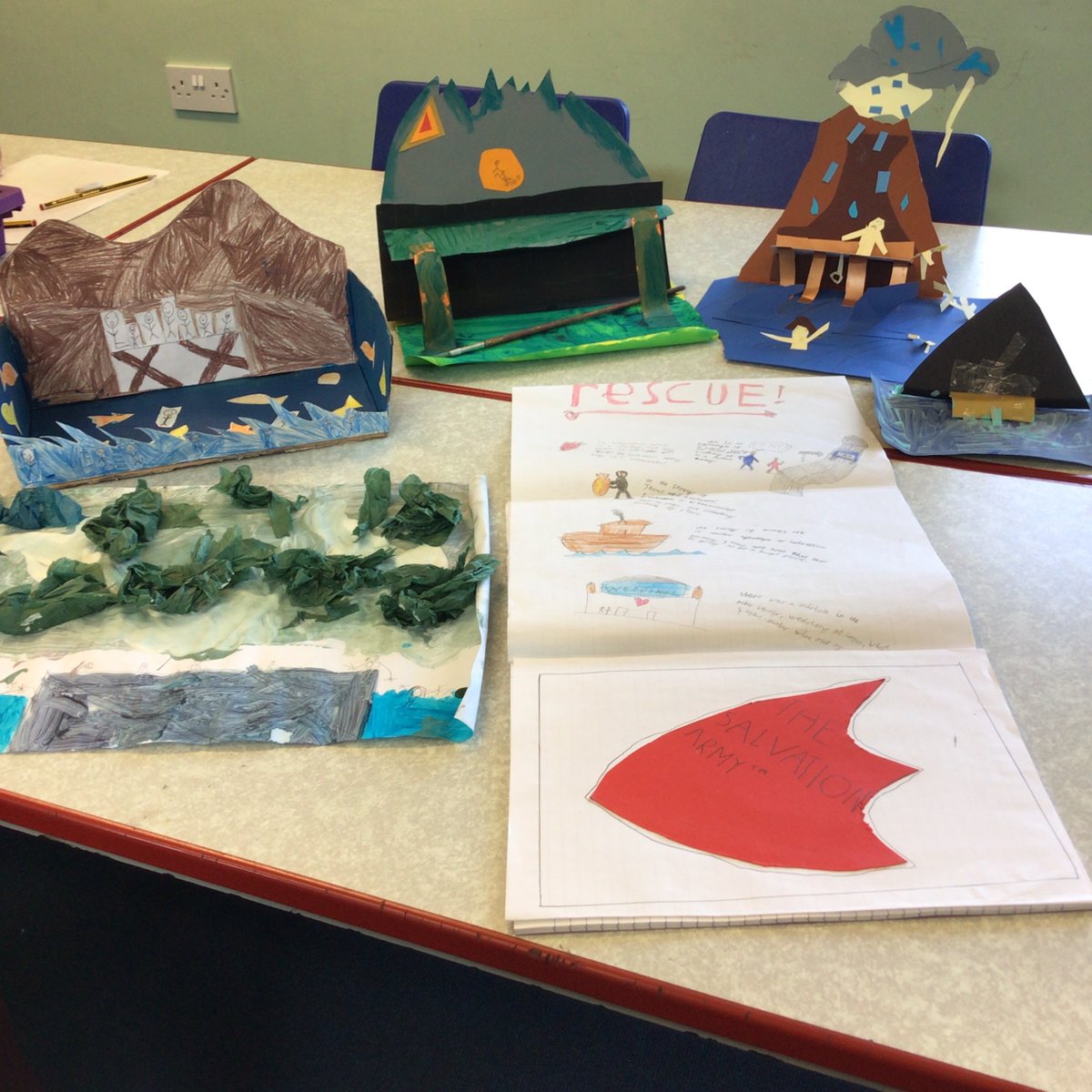 AlburghCE's tweet photo. In RE children enjoy expressing their learning through an assortment of ways - How does believing Jesus is their saviour inspire Christians to save and serve others? #Saplingsclass #Christianity #InspirationalPeople https://t.co/PDtgQLCGE4