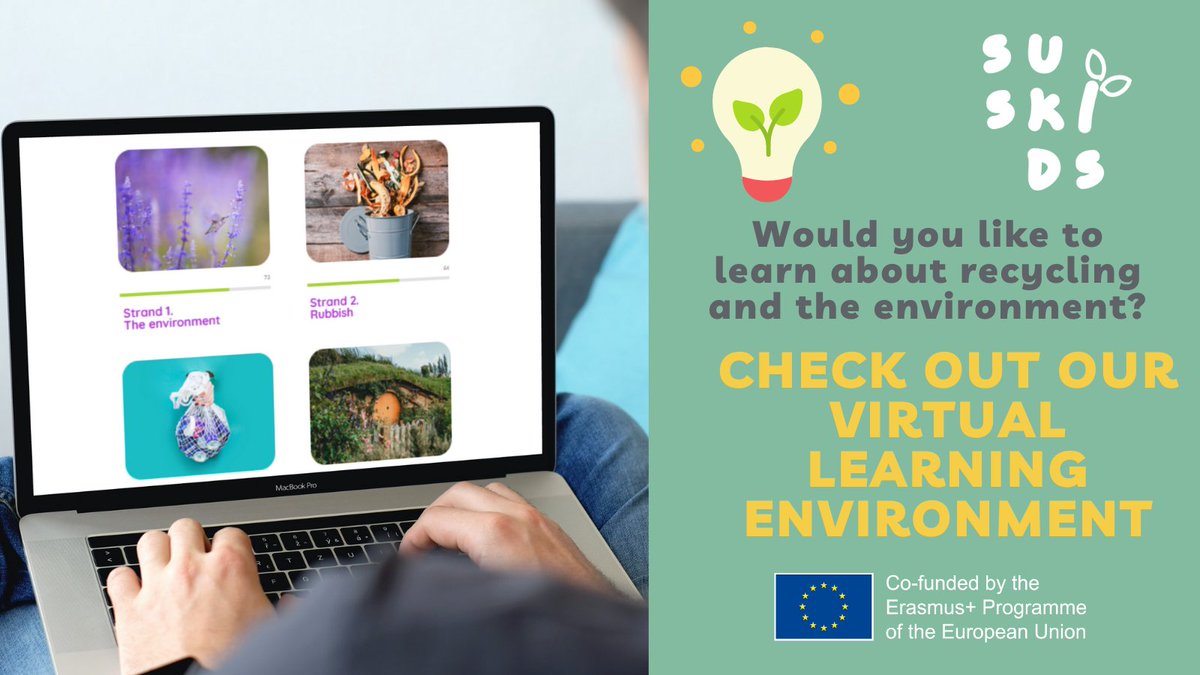 SuskidsP's tweet photo. Our Virtual Learning Environment is easy to adapt to different educational environments and promotes the autonomous learning of people with #DownSyndrome on sustainability and #GreenSkills. 
Sign up to test the courses and activities! https://t.co/HgfEBmb6H3 @Erasmus_Project https://t.co/lPCazWFroS