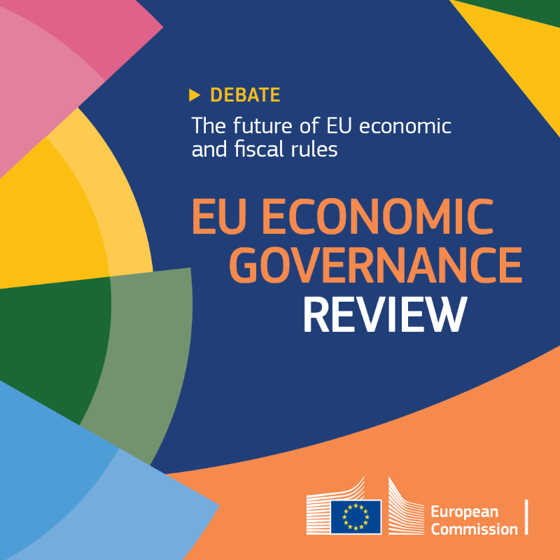 EU_Commission's tweet photo. After last year's shock, Europe's economy is recovering strongly.

But the crisis has made some challenges more visible, such as higher deficits and debt, and investment needs.

To tackle them, we are relaunching a debate on the review of the #EUEconomicGovernance.