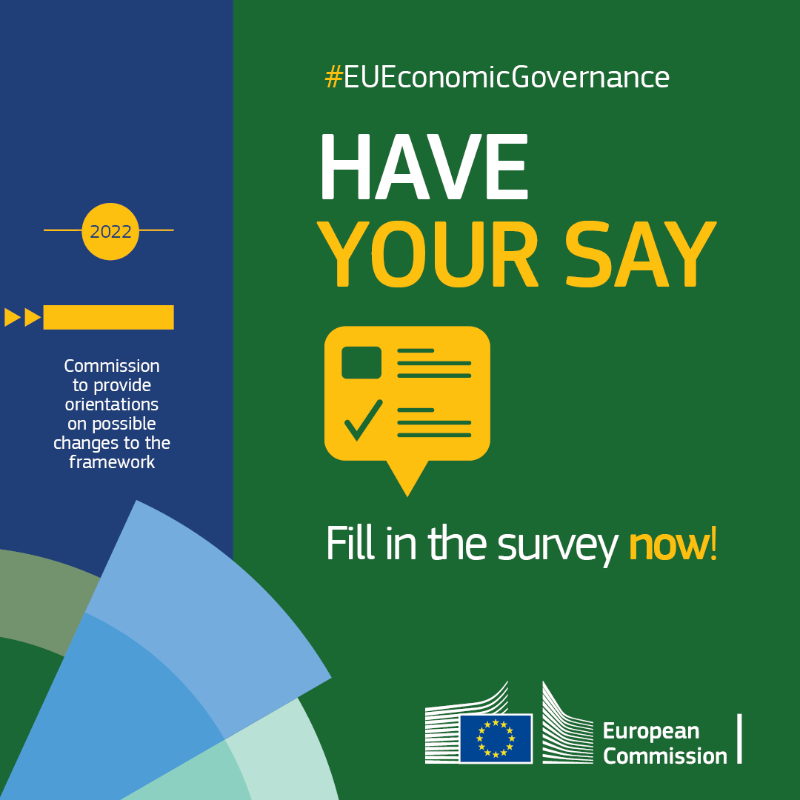 EU_Commission's tweet photo. After last year's shock, Europe's economy is recovering strongly.

But the crisis has made some challenges more visible, such as higher deficits and debt, and investment needs.

To tackle them, we are relaunching a debate on the review of the #EUEconomicGovernance.