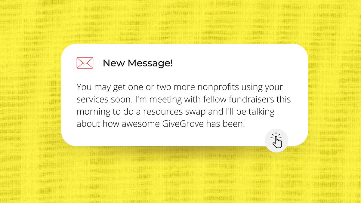 GiveGrove's tweet photo. We appreciate when organizations that use GiveGrove for their fundraising events then recommend us to other orgs. Remember our referral program: If your organization successfully refers another to use GiveGrove, we'll knock our fee down from 4% to 3% for your next event! 🎉 https://t.co/gXy9PIVCtp