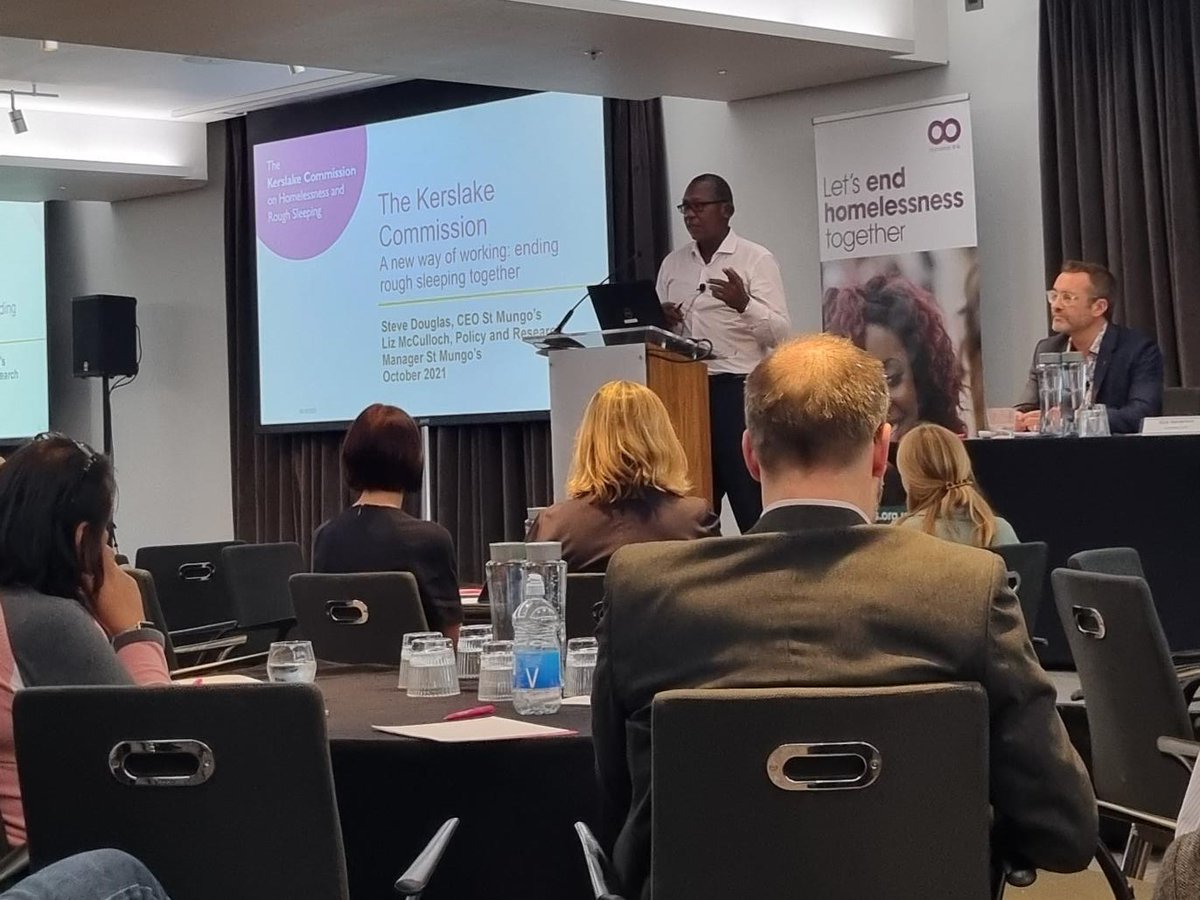 Cranstoun_org's tweet photo. Great to attend @HomelessLink's Rough Sleeper Conference with @tridentgrp, @Shelter and @StBasilsCharity. Lots of shared learning &amp; engaging workshops. Eddie Hughes has reinstated that housing is a right, not a privilege - a real cause for inspiration. #everyoneinforgood https://t.co/zx7ccmN71X