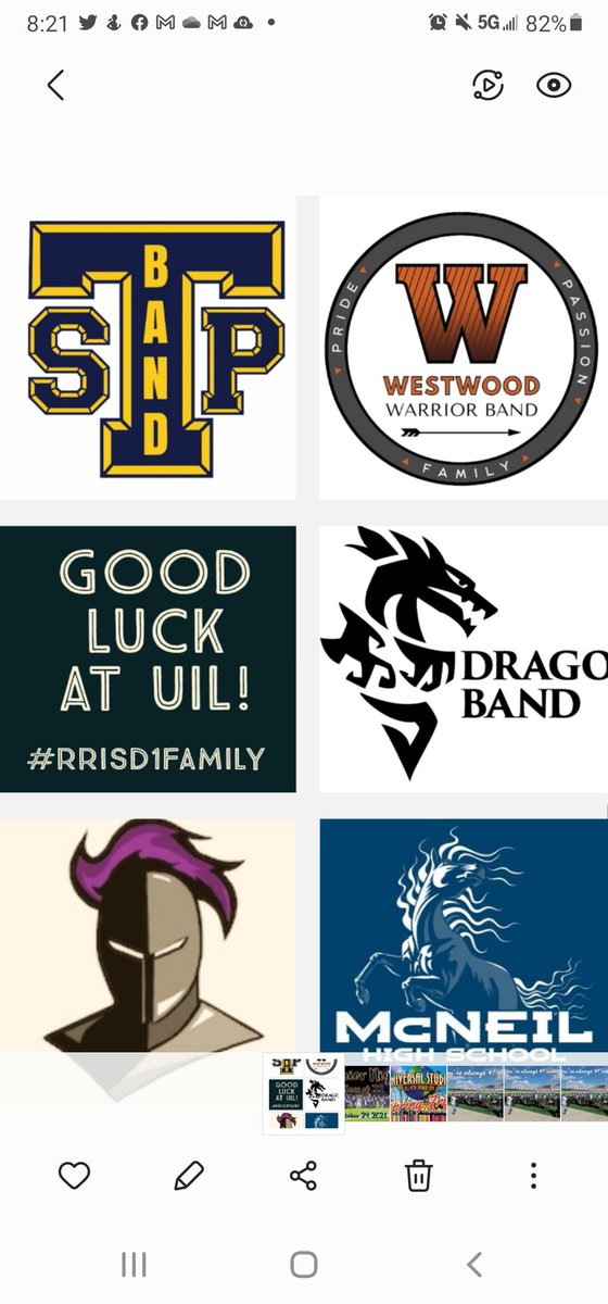 stptigerband's tweet photo. Wishing the best of luck to our sister bands today at UIL! Cheer for every band like its your own! #rrisd1family https://t.co/0PIrLddksl