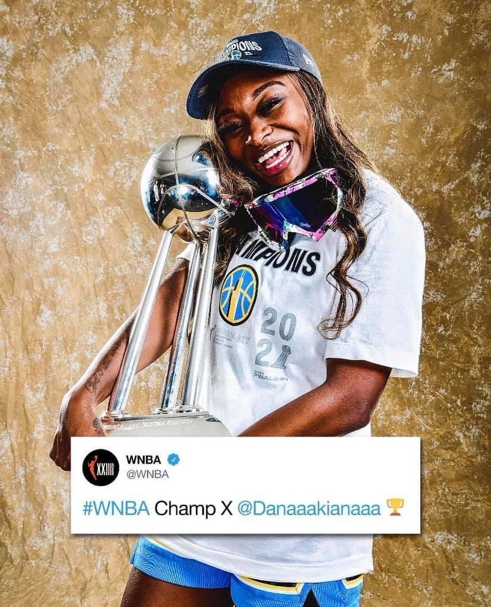 GaryRbi's tweet photo. Congrats to the #ChicagoSky and Gary's own, Dana Evans!!!  We are so proud of you!!! #WNBA #Champs #Gary #WestSide https://t.co/Cq8oCxgLCo