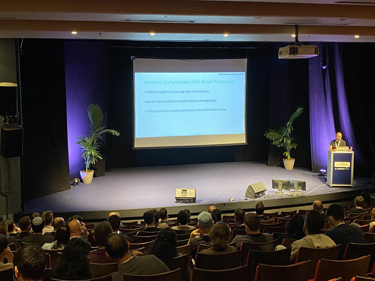 RiskifiedTech's tweet photo. Harel Ben-Attia shares the model he &amp; his team have implemented in order to create a resilient and scalable streaming #DataPipeline and how they had to rethink their entire approach to message processing from the ground up in order to achieve those #goals.
@harelba @Coralogix https://t.co/gqk6PFCwKT